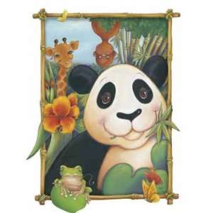 Baby Mural by Fun Décor For Kids   Baby Panda Window   Peel and Stick