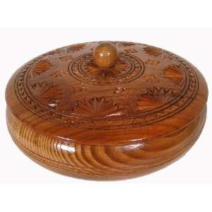  Wood Bowl Crystals Dish Naga Land Tibet Sacred Stones 