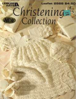 Leisure Arts Christening Collection Crochet Book  