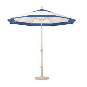   Lift Market Umbrella with Sand Pole, Canvas Patio, Lawn & Garden