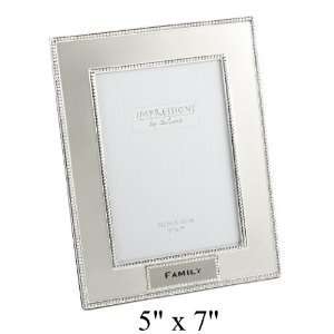  Family Silver Photo Frame 5 X 7 