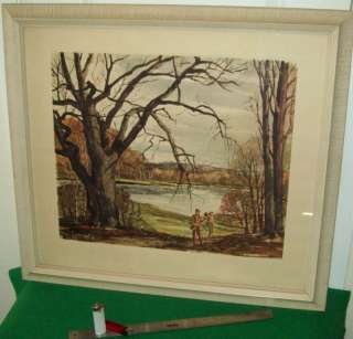 LISTED ARTIST, H. GILBERT FOOTE, LITHOGRAPH # 2  