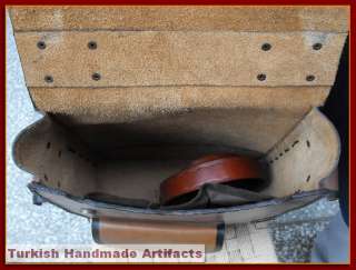 HANDMADE ARTIST PAINTER Leather Bag Satchel 68X D  