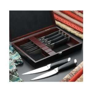 Bon Chef Wooden Box f/ 6 Gaucho Steak Knives:  Industrial 