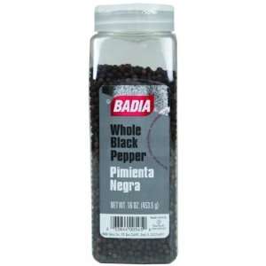 Badia, Whole Ground Pepper, 16 Ounce (Pack of 6)  Grocery 