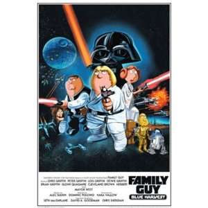  Family Guy Star Wars Spoof Stewie as Darth Vader TV Poster 