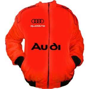  Audi Quattro Racing Jacket Red: Sports & Outdoors