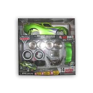 NIB Cars 2 Ridemakerz Custom Kit   Hot Rod Lightning Mcqueen Green 14 