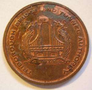 VINTAGE TRIBOROUGH BRIDGE AND TUNNEL AUTHORITY TOKEN  