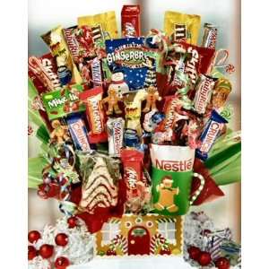 Gingerbread House Chocolate Gift Basket Grocery & Gourmet Food