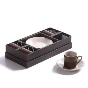 RUBAN Espresso Cups & Saucers Set:  Kitchen & Dining