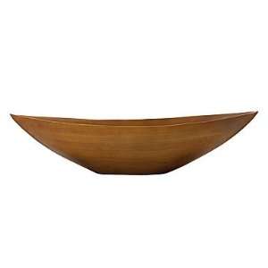  Lenox Donna Karan Hand Carved Wood, Natural Small Boat 