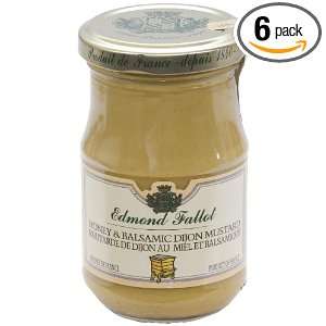 Fallot Honey Balsamic Mustard, 7 Ounce (Pack of 6)  