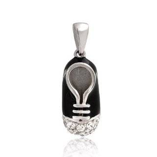 Mothers Day Gifts Bling Jewelry 925 Sterling Silver Black Enamel Boy 