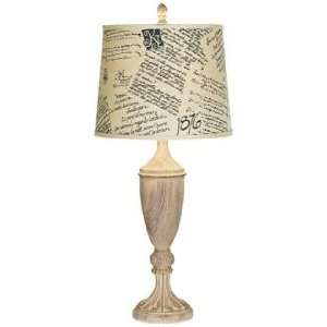  Kathy Ireland Grand French Literature Table Lamp