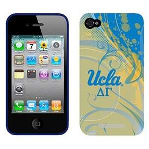  UCLA Delta Gamma Swirl on AT&T iPhone 4 Case by Coveroo 