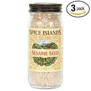 Spice Islands Sesame Seed, Whole White, 2.5 Ounce (Pack of 3):  