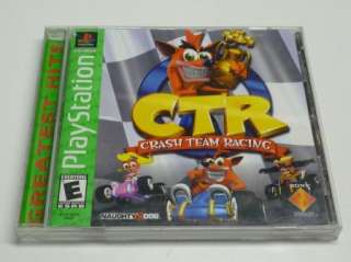 Crash Team Racing Playstation PS1 Game Greatest Hits  