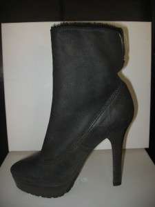 Jimmy Choo TRIXIE Shearling Platfrom Booties Boots 36.5  