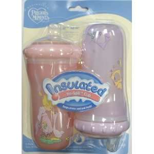 Precious Moments Insulated No Spill Cups with Non Drip Soft Silicone 