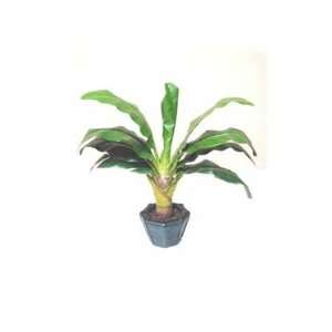 Travelers Artificial Silk Palm Plant in Decor Basket:  Home 