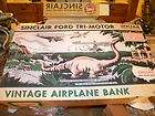 sinclair ford tri motor vintage airplane bank 1 of 5000