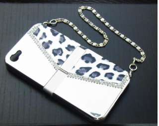   Strass Purse look Hard Case with stand for iPhone 4 4S us*  