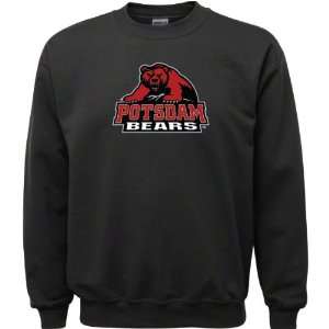   Potsdam Bears Black Youth Logo Crewneck Sweatshirt: Sports & Outdoors