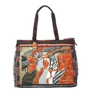  Laurel Burch Travel Tote Moroccan Mares By The Each: Arts 