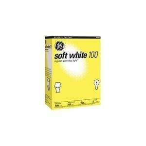  GE Softwhite 100 Watt Light Bulbs 4 pk