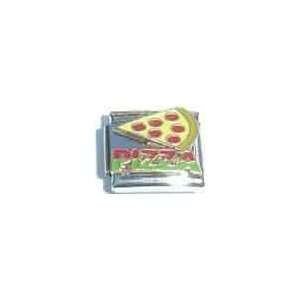 Clearly Charming Pizza Italian Charm Bracelet Link 