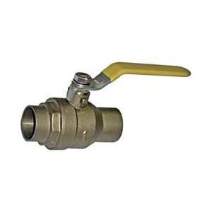   NuLine 3/4 S/p Solder Ends Forged Brass Ball Valve: Home Improvement