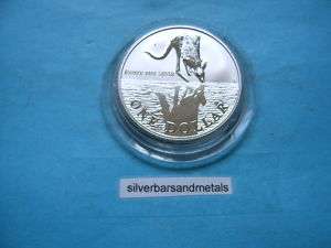 1997 KANGAROO $1 AUSTRALIA 999 SILVER COIN RARE  