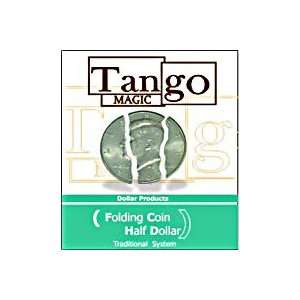  Folding Half Dollar Tango Money Magic Trick Coins Toys 