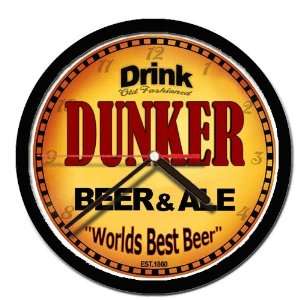  DUNKER beer and ale cerveza wall clock: Everything Else