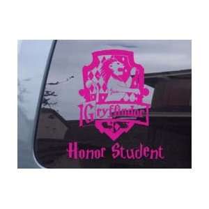Harry Potter Gryffindor Honor Student Car Laptop Vinyl Decal Sticker