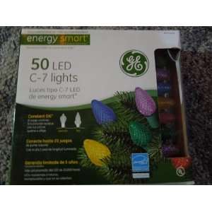    Ge 50 LED C 7 Lights Multi Color Pine Cone Shaped: Home & Kitchen