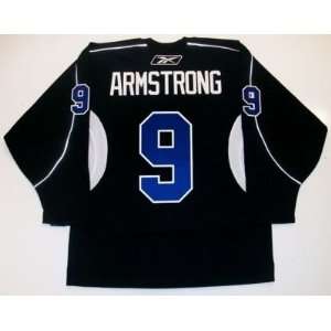 Colby Armstrong Toronto Maple Leafs Black Rbk Jersey   Small  