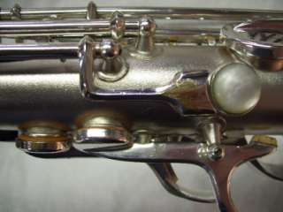 Transitional silver Conn Chu Berry Alto Sax saxophone, vintage, gold 