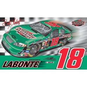  #18 Bobby Labonte Double Sided 3x5 Flag: Sports & Outdoors