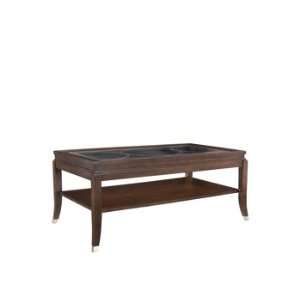  Lakefield Merlot Glass Coffee Table: Home & Kitchen