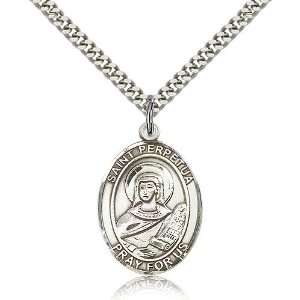  Sterling Silver St. Perpetua Pendant: Jewelry
