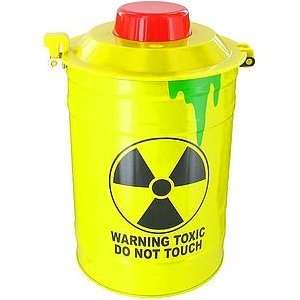  Toxic Waste Security Warning Alarm Cookie Jar   Bio hazard 