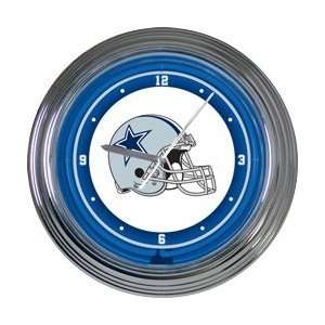  Dallas Cowboys Neon Clock   15 Inch   NFL Sports 