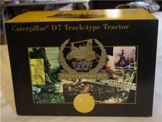 Caterpillar D7 Track Type Tractor Norscot Limited Edition 1/25 Scale 