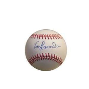  Tom Lasorda Autographed Baseball: Sports & Outdoors