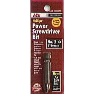  Power Screwdriver Bit, 2 Long, #2 Phillips Bit, Bosch 