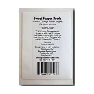  Horizon Orange Sweet Pepper Seeds   Capsicum Annuum   1 