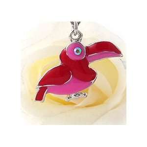  Exotic Toucan Bird Cell Phone Charm 