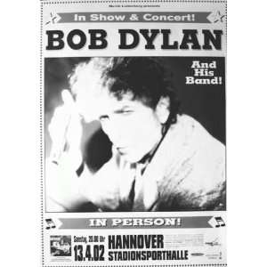    Bob Dylan Germany Original Concert Tour Poster 2002
